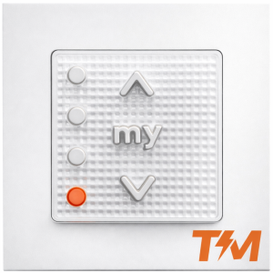 Somfy 1800295 Smoove Origin RTS – sterownik naścienny RTS do rolet, markiz i oświetlenia